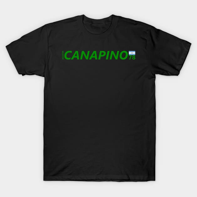 AGUSTIN CANAPINO 78 T-Shirt by SteamboatJoe
